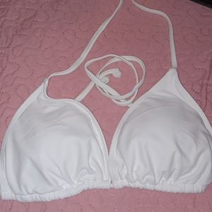 White Swin Bikini Top